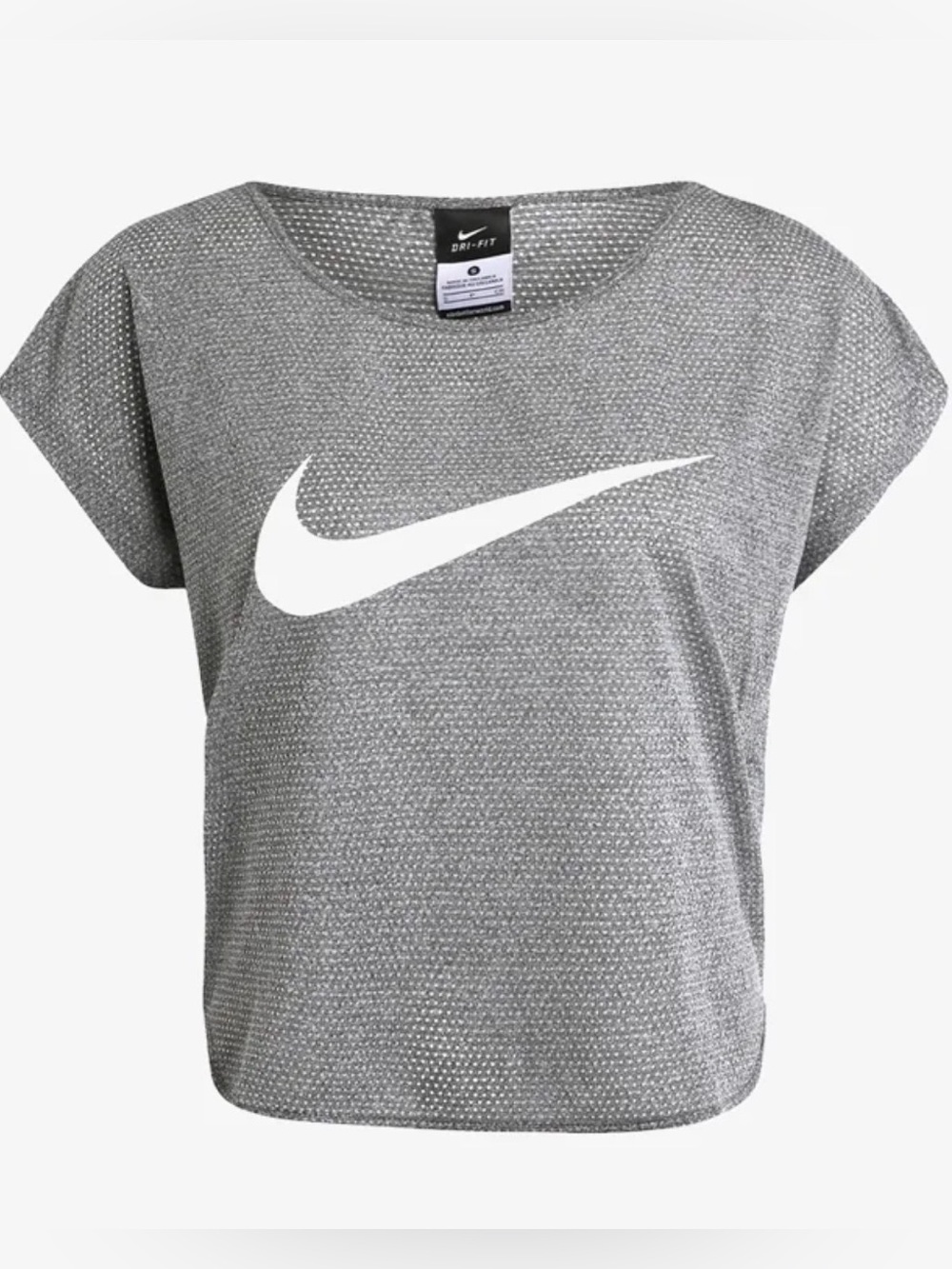 Nike DRI-FIT Sheer Crop Top -Sz S